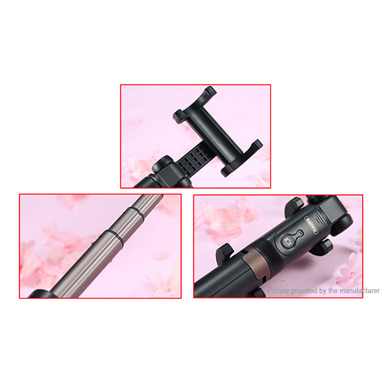 Remax vezeték nélküli selfie bot és tripod fekete (RP-P9)-6