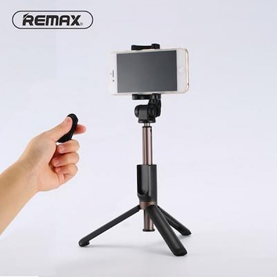 Remax vezeték nélküli selfie bot és tripod fekete (RP-P9)-3