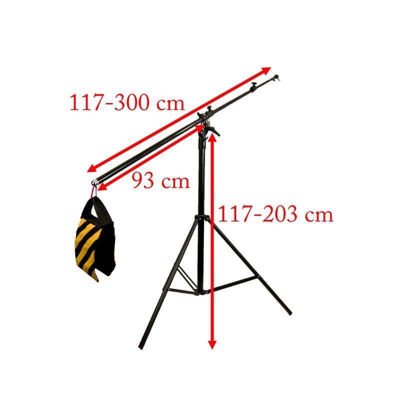 Boom állvány 5m (200cm + 300cm)-1