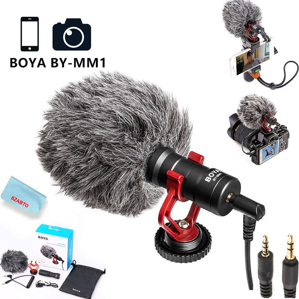 Boya BY-MM1 univerzális mini videomikrofon-1