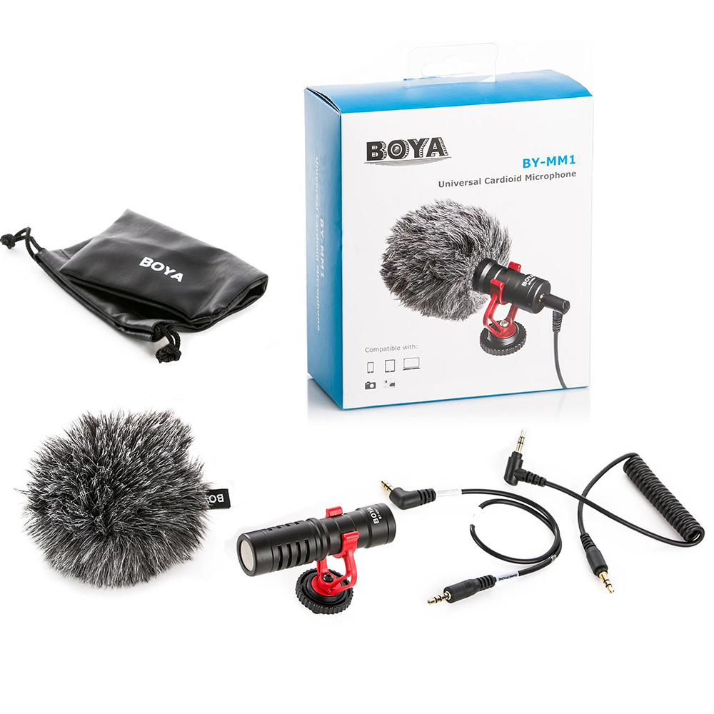 Boya BY-MM1 univerzális mini videomikrofon-4