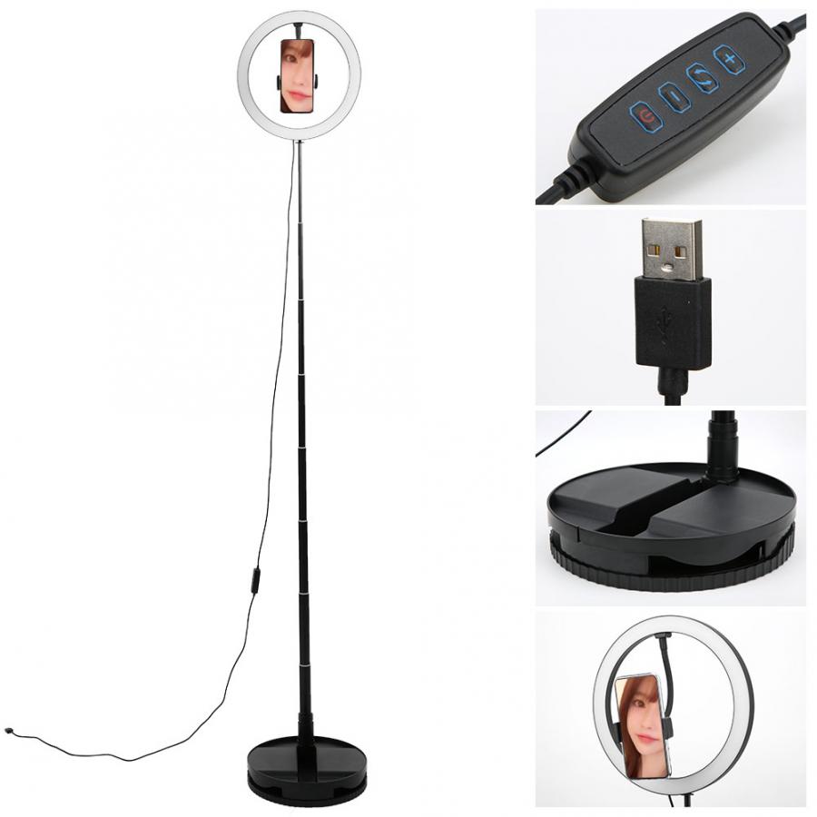 G1-3560 LED körfény, körlámpa, ring light 28cm átmérővel, hordozható-4