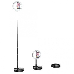 G1-3560 LED körfény, körlámpa, ring light 28cm átmérővel, hordozható