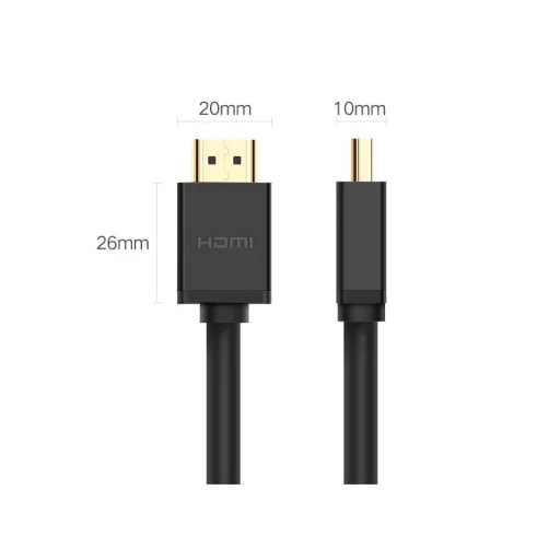 HDMI kábel UGREEN HD104, 4K, 5m, Fekete - 3