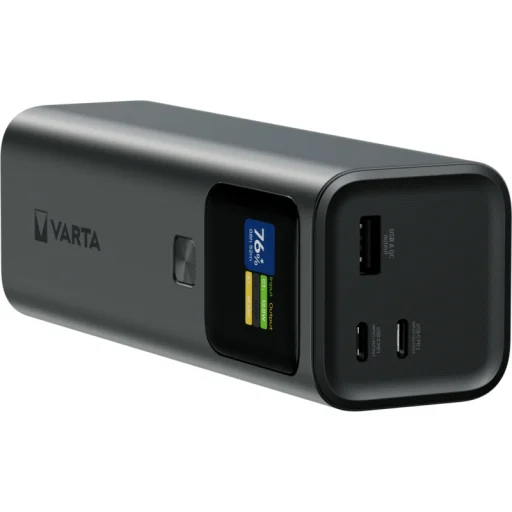 Varta High Speed, 27000mAh, 140W, QC + PD, Fekete Powerbank - 4