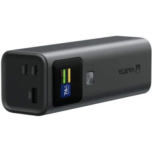Varta High Speed, 27000mAh, 140W, QC + PD, Fekete Powerbank - 5