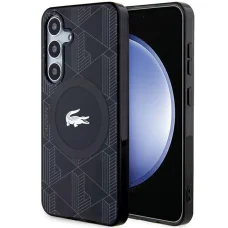 Samsung Galaxy S24 LCHMS24SUBSK S24 S921 fekete kemény tok IML Blend Monogram MagSafe tok