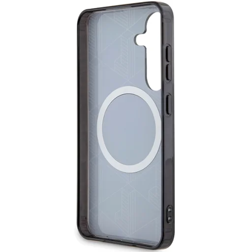 Samsung Galaxy S24 LCHMS24SUBSK S24 S921 fekete kemény tok IML Blend Monogram MagSafe tok - 7