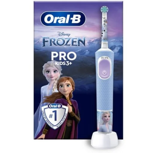 Oral-B Elektromos Fogkefe Vitality Pro Gyerekeknek Jégvarázs Kiadás, Kék EU - 1