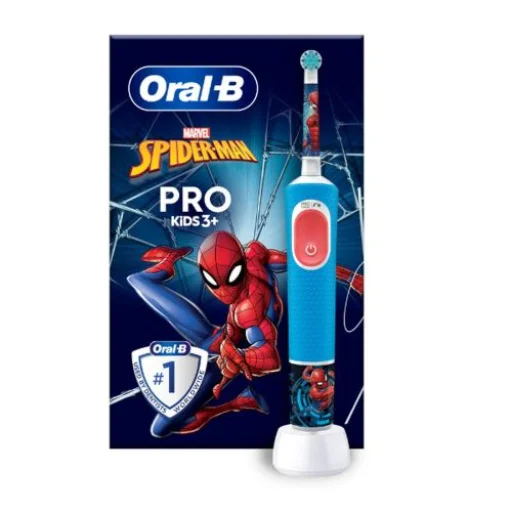 Oral-B Elektromos Fogkefe Vitality Pro Gyerekeknek Pókember Kiadás, Kék EU - 1