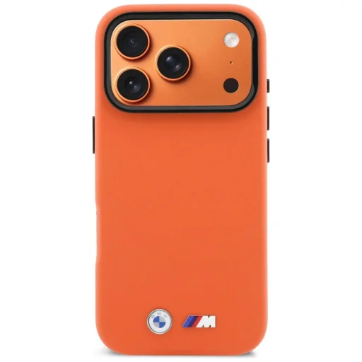 iPhone 17 Pro Max BMW M Metal Logo MagSafe narancssárga tok - 3