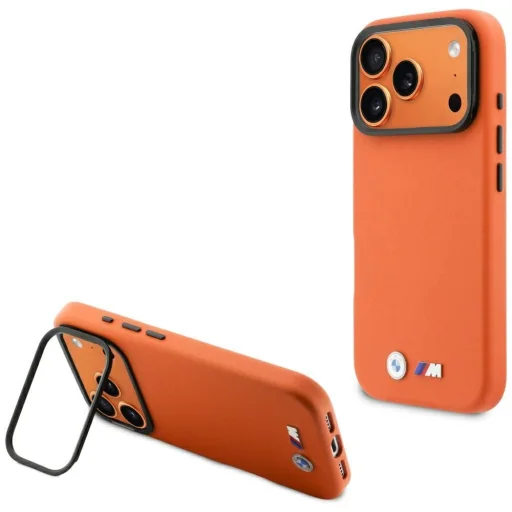 iPhone 17 Pro Max BMW M Metal Logo MagSafe narancssárga tok - 1