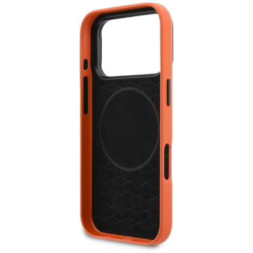 iPhone 17 Pro BMW M Metal Logo MagSafe oranžové puzdro - 7