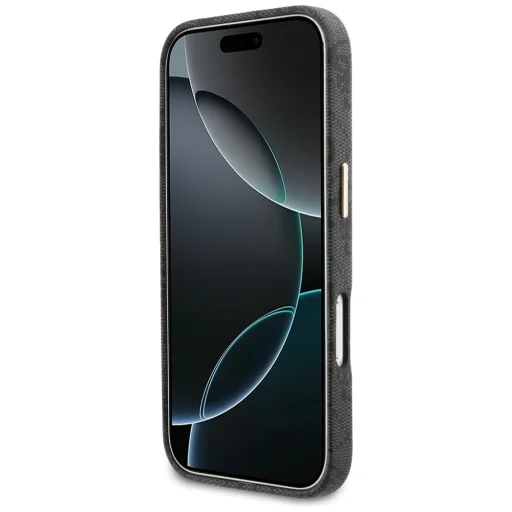 iPhone 17 Pro Max Guess 4G Script MagSafe fekete tok - 5