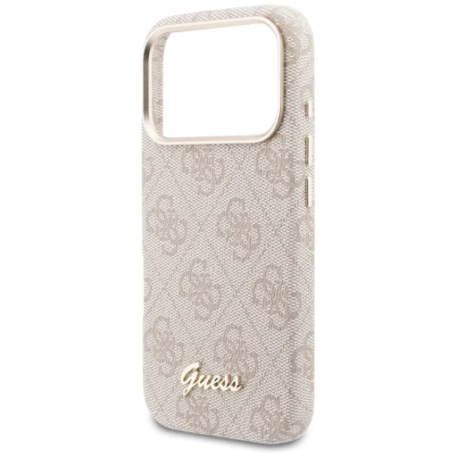 iPhone 17 Pro Max Guess 4G Script MagSafe tok rózsaszín - 6