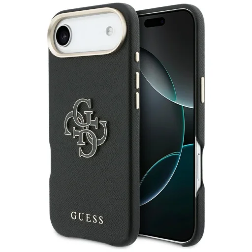 iPhone 17 Air Guess FW Resin Logo tok fekete - 1