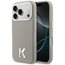 iPhone 17 Pro Max Karl Lagerfeld Karl Head Logo MagSafe szürke tok