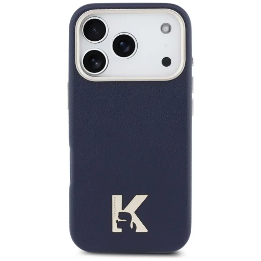 iPhone 17 Pro Karl Lagerfeld Karl Head Logo MagSafe tok kék - 3