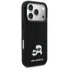 iPhone 17 Pro Karl Lagerfeld Strasszok Karl&Choupette Pin fekete tok thumbnail