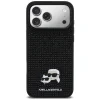 iPhone 17 Pro Max Karl Lagerfeld Rhinestones Karl&Choupette Pin fekete tok thumbnail