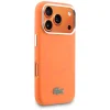 iPhone 17 Pro Max Lacoste HC Szilikon Fém Logó MagSafe tok narancssárga thumbnail