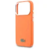 iPhone 17 Pro Max Lacoste HC Szilikon Fém Logó MagSafe tok narancssárga thumbnail