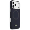iPhone 17 Pro Max Lacoste Szilikon Fém Logó MagSafe tok, sötétkék thumbnail