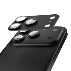 iPhone 17 Pro Max fekete Etteri teljes kamera lencsevédő üvegfólia