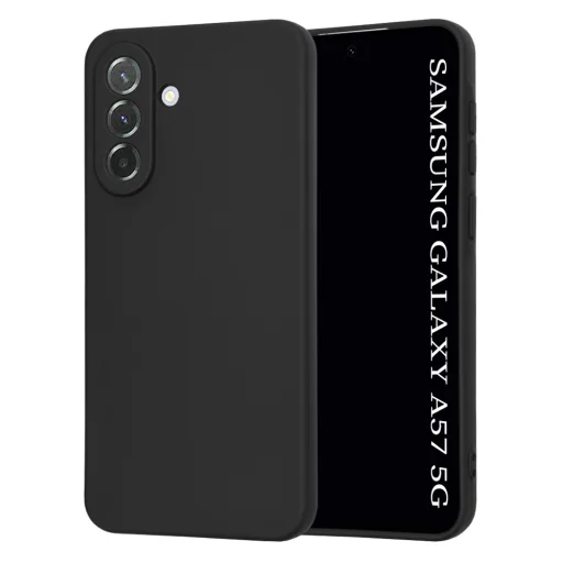 Samsung Galaxy A57 5G Techsuit SoftFlex - Fekete tok - 1