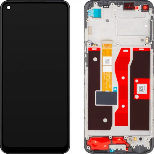 LCD kijelző modul Oppo A54-hez, Kristályfekete - 1