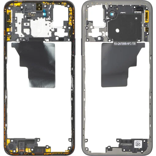 Középső keret Honor X7c 5G / 200 Smart, Éjfekete - 1