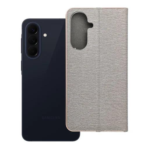 Samsung Galaxy A57 5G puzdro LUNA Book Gold strieborné - 9