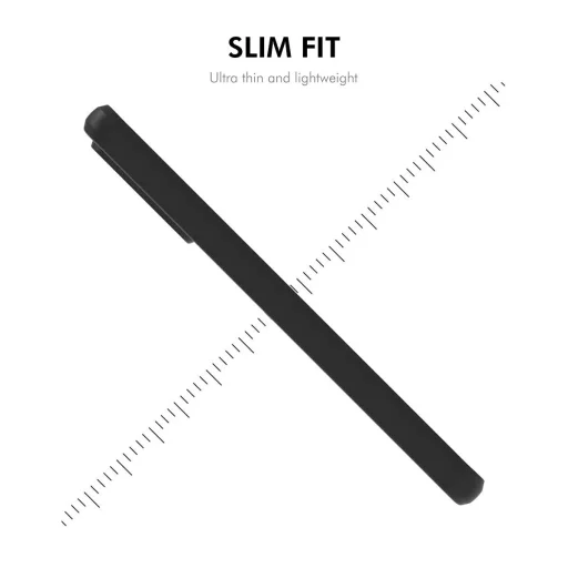 Samsung Galaxy S26 Ultra szilikon, puha ütésálló tok 0,18 mm-es ultrahangos ujjlenyomat-kompatibilis üvegfóliával – fekete - 6