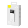 Baseus - Power Bank Star-Lord (PPXJ080102) - 2x USB, Type-C, Micro-USB, 22.5W, 30000mAh, Type-C kábel, 3A, 30cm - Fehér thumbnail