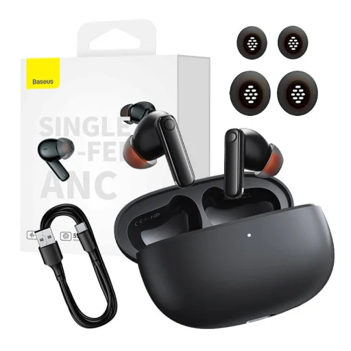 Baseus - Vezeték nélküli Fülhallgató Bowie MZ10 (NGTW340001) - TWS, Bluetooth - Fekete - 6