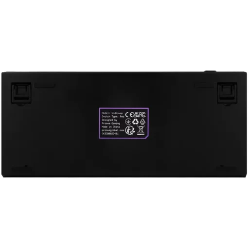 Proove - Vezetékes billentyűzet Sideswap (CKSIEN00022401) - Mechanikus, RGB háttérvilágítás, 87 gomb, cserélhető kapcsolók, 1.5m - Fekete - 3