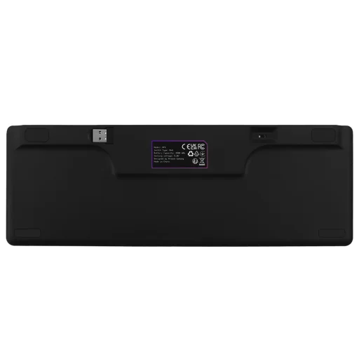 Proove - Vezeték nélküli gamer billentyűzet AFK (WKAFKEN22001) - 2.4GHz, Bluetooth, RGB háttérvilágítás, 68 gomb, 1500mAh, 1.5m - Fekete - 2