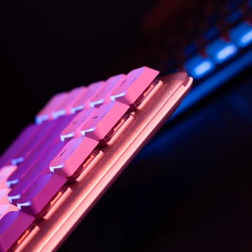 Proove - Vezeték nélküli gamer billentyűzet AFK (WKAFKEN22001) - 2.4GHz, Bluetooth, RGB háttérvilágítás, 68 gomb, 1500mAh, 1.5m - Fekete - 7