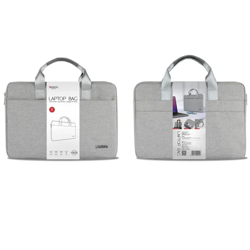 Yesido - Laptop kézitáska (WB38) - Vízálló, 16 hüvelykes eszközökhöz - Szürke - 7