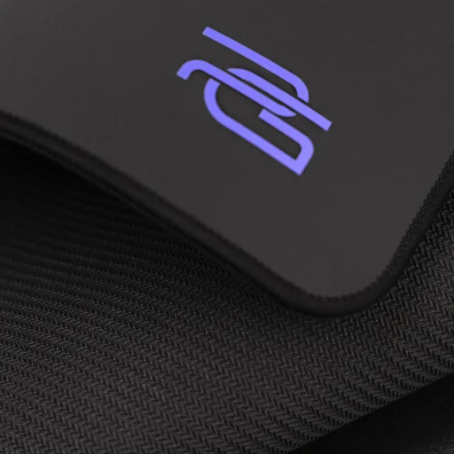 Proove - Egérpad Radiance (MPRD00300001) - Játékhoz, Világító hatás, Természetes gumi alap, Poliészter, 600x400x3mm - Fekete - 4