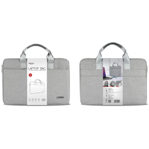 Yesido - Laptop Kézitáska (WB37) - Vízlepergető, 14 hüvelykes eszközökhöz - Szürke - 7