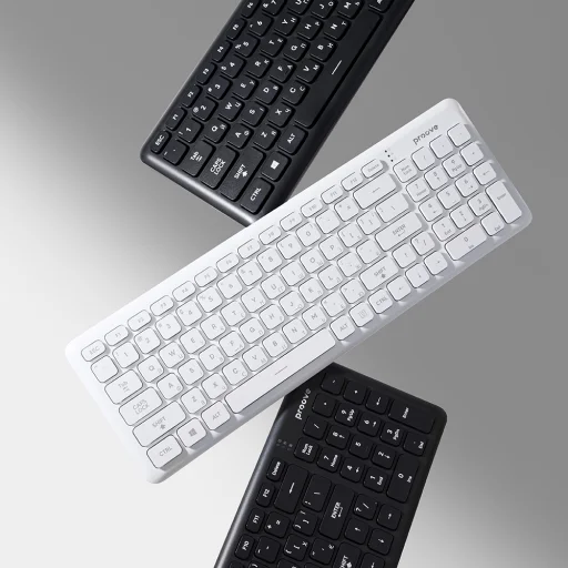 Proove - Wireless Keyboard Classic Code (KBCDEN00003001) - 2.4GHz, Membrán Kapcsolók, 98 Billentyű, 1xAAA Elem, Teljes Méret - Fekete - 4