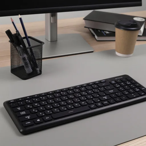 Proove - Wireless Keyboard Classic Code (KBCDEN00003001) - 2.4GHz, Membrán Kapcsolók, 98 Billentyű, 1xAAA Elem, Teljes Méret - Fekete - 5