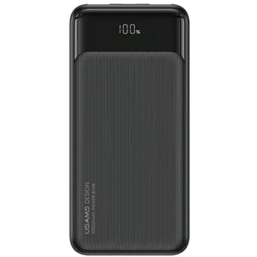 USAMS Powerbank 30000mAh 20W QC3.0+PDFast Charge fekete/fekete XY sorozat 30KCD20101 (US-CD201) Digita - 1