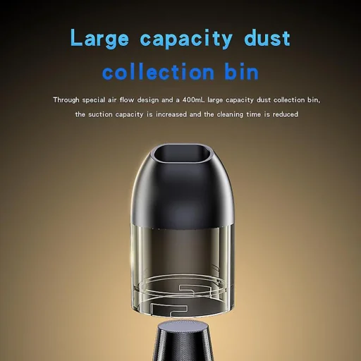 Yesido - Autós porszívó (VC06) - Fújásra és szívásra, 96W, 2000mAh, 60000rpm - Fekete - 4