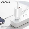 USAMS T35 US-CC121 Hálózati USB-C töltő adapter fehér thumbnail
