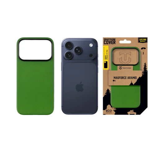 Tactical MagForce Aramid tok Apple iPhone 17 Pro Green Toad tok - 5