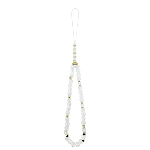 Guess IML Glitter Script Strap MagSafe tok iPhone 17 Pro Max Transparent tok - 6