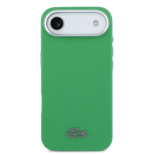 Lacoste Ikonikus Petit Pique Metal Logo MagSafe tok iPhone 17 Air zöld tok - 3