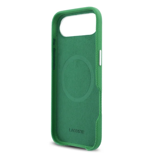 Lacoste Ikonikus Petit Pique Metal Logo MagSafe tok iPhone 17 Air zöld tok - 6
